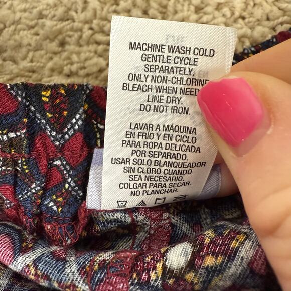 Laura Scott Women Midi Floral Skirt Large A-Line Preppy Office Business Classic - Picture 5 of 5